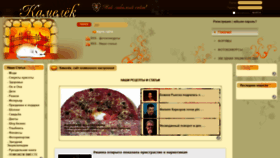 What Kamelek.com website looked like in 2020 (3 years ago)