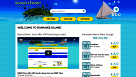 What Karaokeisland.com website looked like in 2020 (3 years ago)