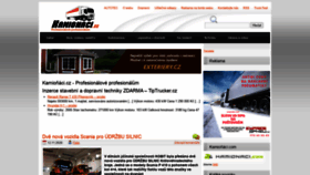 What Kamionaci.cz website looked like in 2020 (3 years ago)