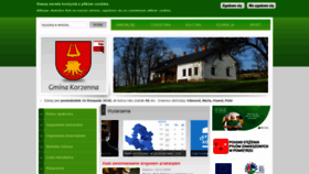 What Korzenna.pl website looked like in 2020 (3 years ago)