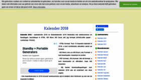 What Kalendervip.nl website looked like in 2020 (3 years ago)
