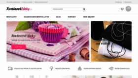 What Kvetinovelatky.sk website looked like in 2020 (5 years ago)