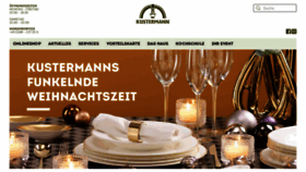 What Kustermann.de website looked like in 2020 (5 years ago)