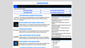 What Kajianmuslim.net website looked like in 2020 (3 years ago)