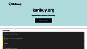 What Karikuy.org website looked like in 2020 (3 years ago)