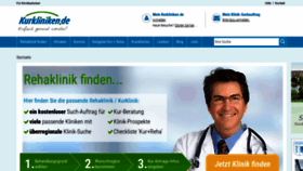 What Kurkliniken.de website looked like in 2020 (3 years ago)