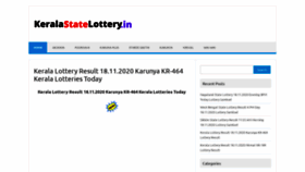 What Keralastatelottery.in website looked like in 2020 (3 years ago)