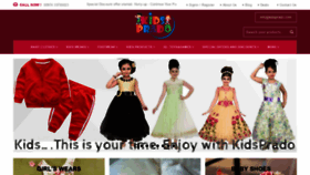 What Kidsprado.com website looked like in 2020 (3 years ago)