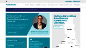 What Karkimedia.fi website looked like in 2020 (3 years ago)