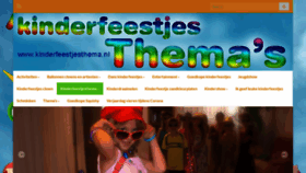 What Kinderfeestjesthema.nl website looked like in 2020 (3 years ago)