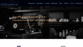 What Kassaregister.se website looked like in 2020 (3 years ago)