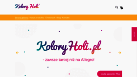 What Koloryholi.pl website looked like in 2020 (3 years ago)