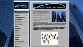 What Kimerius.es website looked like in 2020 (3 years ago)