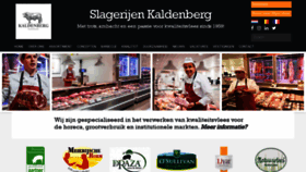 What Kaldenberg.nl website looked like in 2020 (3 years ago)