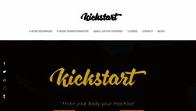 What Kickstartfitness.ie website looked like in 2020 (3 years ago)