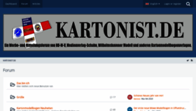 What Kartonist.de website looked like in 2020 (3 years ago)