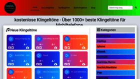 What Kostenloseklingeltone.de website looked like in 2020 (3 years ago)