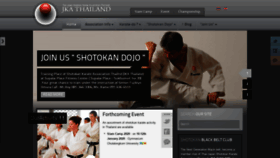 What Karatethai.com website looked like in 2020 (3 years ago)