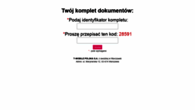 What Komplet.t-mobile.pl website looked like in 2020 (3 years ago)
