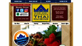 What Kingandirestaurant.com website looked like in 2020 (3 years ago)