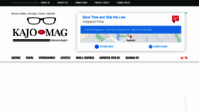 What Kajomag.com website looked like in 2020 (3 years ago)
