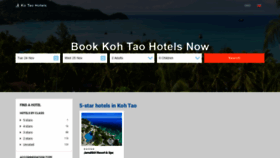 What Kohtao-hotels-information.com website looked like in 2020 (3 years ago)