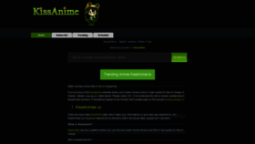 What Kissanimes.cc website looked like in 2020 (3 years ago)