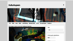 What Kulturkupeen.dk website looked like in 2020 (3 years ago)