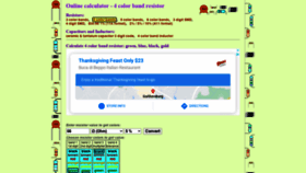 What Kiloohm.info website looked like in 2020 (3 years ago)