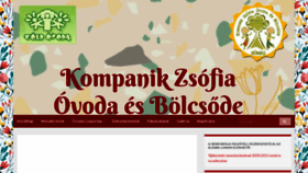 What Kompanikovi.hu website looked like in 2020 (3 years ago)