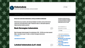 What Kokemuksia.org website looked like in 2020 (3 years ago)