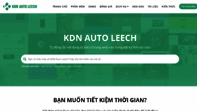 What Kdnautoleech.com website looked like in 2020 (3 years ago)