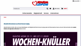 What Konsum-leipzig.de website looked like in 2020 (3 years ago)