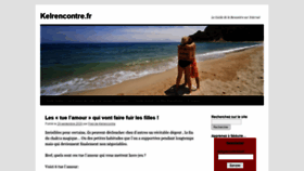What Kelrencontre.fr website looked like in 2020 (3 years ago)