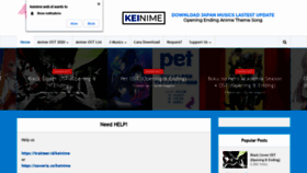 What Keinime.web.id website looked like in 2020 (3 years ago)