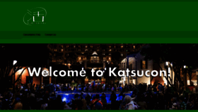 What Katsucon.org website looked like in 2020 (3 years ago)