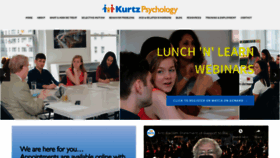 What Kurtzpsychology.com website looked like in 2020 (3 years ago)