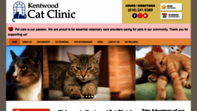 What Kentwoodcatclinic.com website looked like in 2020 (3 years ago)