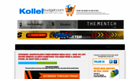 What Kollelbudget.com website looked like in 2020 (3 years ago)