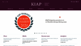 What Kiap.com website looked like in 2020 (3 years ago)
