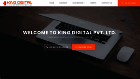 What Kingdigital.in website looked like in 2020 (3 years ago)