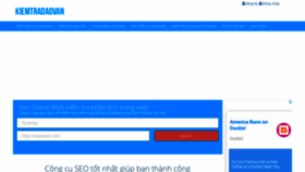 What Kiemtradaovan.com website looked like in 2020 (3 years ago)