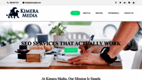 What Kimeramedia.com website looked like in 2020 (3 years ago)