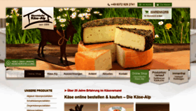 What Kaesealp.de website looked like in 2020 (3 years ago)