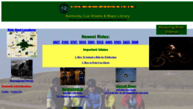 What Kybikerides.org website looked like in 2020 (3 years ago)