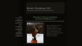 What Kevinstaxidermy.com website looked like in 2020 (3 years ago)