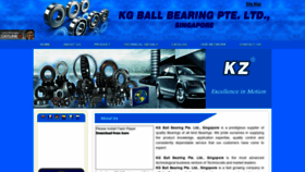 What Kgbearing.com.sg website looked like in 2020 (3 years ago)