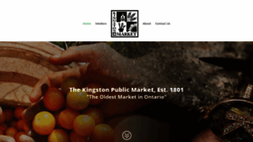 What Kingstonpublicmarket.ca website looked like in 2020 (3 years ago)