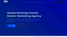 What Kjgrowth.com website looked like in 2020 (3 years ago)