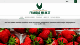 What Kingsportfarmersmarket.org website looked like in 2020 (3 years ago)
